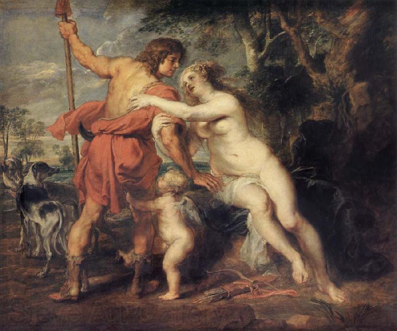 Peter Paul Rubens Venus and Adonis Norge oil painting art